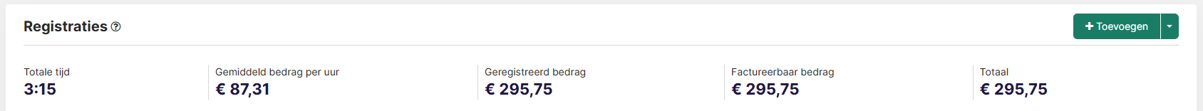 Direct beschikbaar voorbeeld