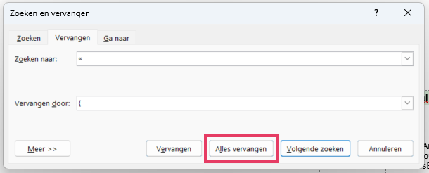 Sjabloon overzicht met aangepaste velden
