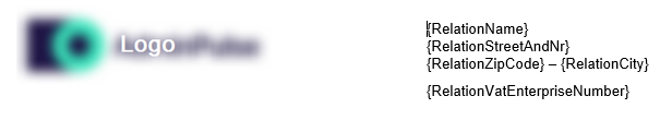 Template example without data