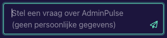 Tekstveld om je vraag te stellen