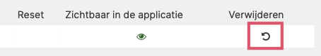 Pictogram om een medewerker opnieuw te activeren