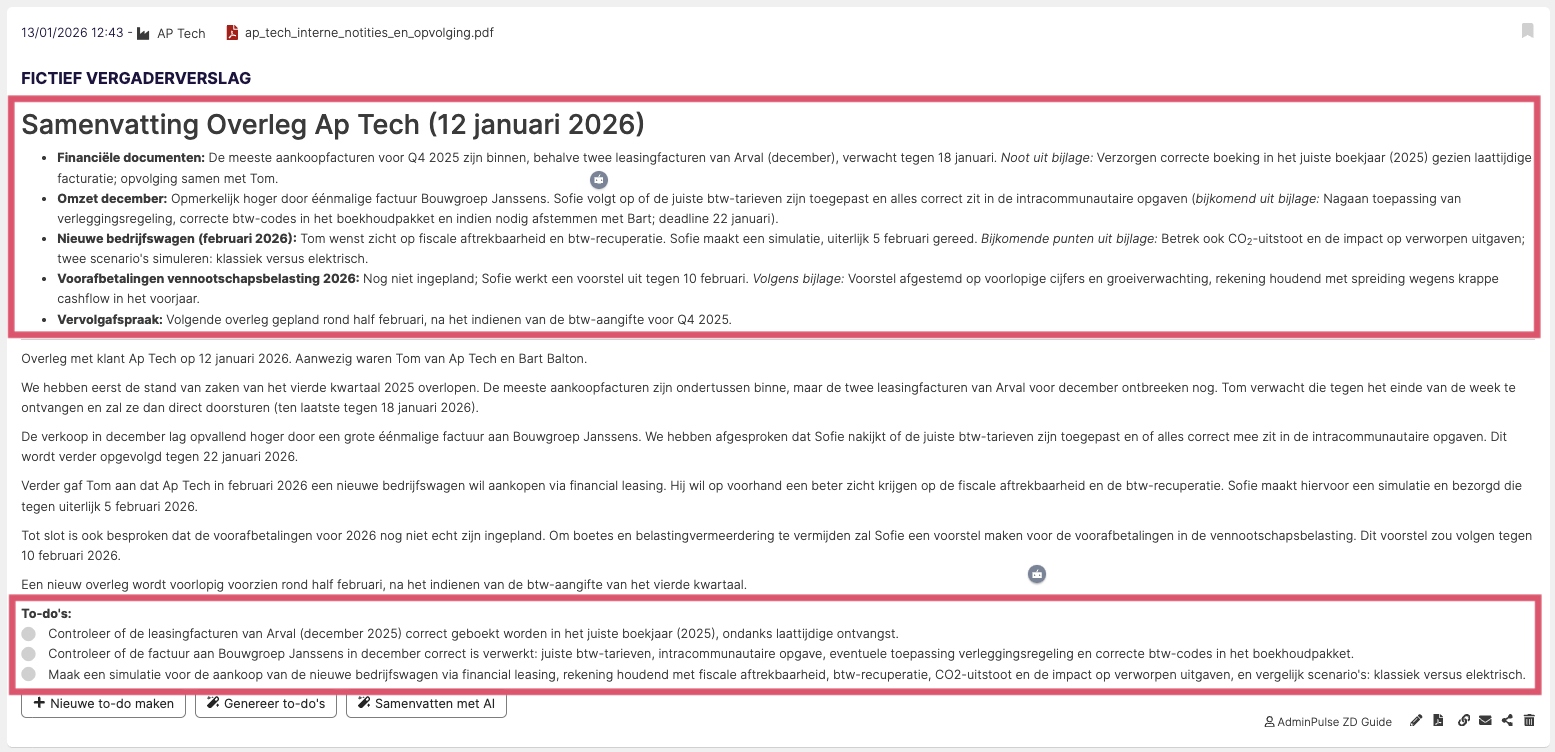 AI in interaction timeline
