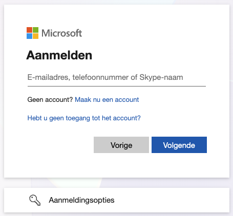 Signing in with your Microsoft account